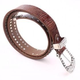 Coffee Rhinestone Studded Bling Fashion