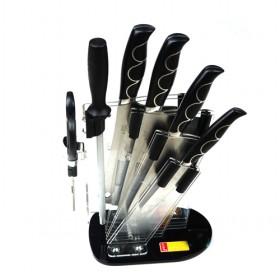 Elegant 7 Top Quality Pieces Stainless Kitchen Knives Set Favors To Housewives And Chefs