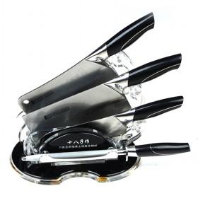 Top Quality 5 Pieces Stainless Steel Durable Knives Set With Stand