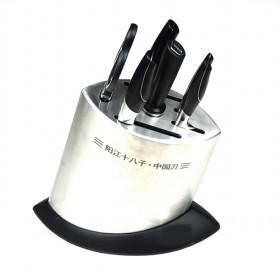 7 Pieces Stainless Kitchen Knives Set With Steel Stand