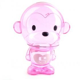 Plastic Lovely Monkey Piggy Bank, Money Box In Red Color For Mobile Phone DIY