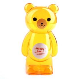 Plastic Lovely Big Bear Piggy Bank, Money Box In Red Color For Mobile Phone DIY