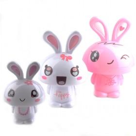 Big Money-box Lovely Cartoon Rabbit Plastic Piggy Coin Bank, Plastic Money Saving Box Bank