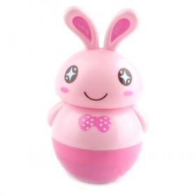 Money-box Lovely Cartoon Pink Rabbit Plastic Piggy Coin Bank, Plastic Money Saving Box Bank
