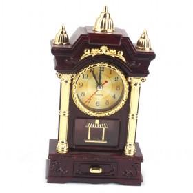 Modern Fahionable Castle Design Mute Quartz Alarm Clock