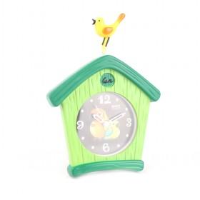 Good Quality Cute Green House Design Mute Quartz Alarm Clock