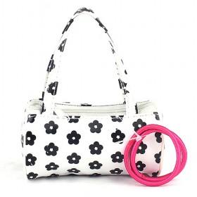 Ladies ' Shoulder Bag Fashion Black;White Design Small Size