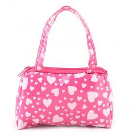 2013 New Women Pink Heart Handbags,Fashion PU Leather Handbag,Small Change/Camera Purse Totes Bag,Shoulder Bag