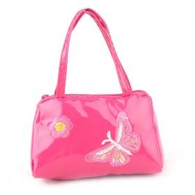 2013 Women 's Small Rose Butterfly PU Bag,Leather Bag,lady 's Handbag