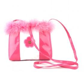 2013 Small Fur Fringe Crossbody Bag Shoulder Cross Package PU Tassel Bag
