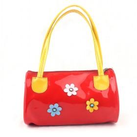 2013 Small Red Flower Fringe Crossbody Bag Shoulder Cross Package PU Tassel Bag
