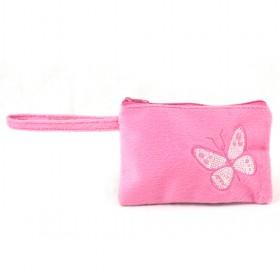 2013 Small Pink Butterfly Fringe Crossbody Bag Shoulder Cross Package PU Tassel Bag