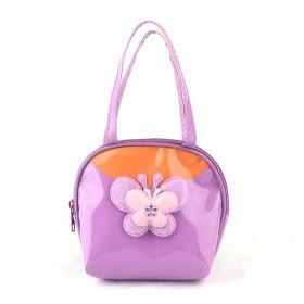 Small Purple Butterfly Bags With Lovely Printing For Beauty Or Students