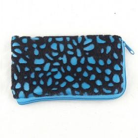 Ladies Fashion Blue PU Messenger Bag Small Bag