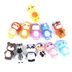 Animal Cartoon Toothbrush Holder Toothbrush Rack Portable Suction Toothbrush Holder 11 Pcs