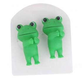 Frog Set Cartoon Toothbrush Holder Toothbrush Rack Portable Suction Toothbrush Holder