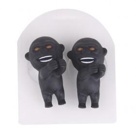 Black Man Cartoon Toothbrush Holder Toothbrush Rack Portable Suction Toothbrush Holder