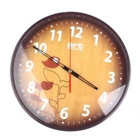 Brown Puppy Printing Decorative Digital Simple Style Quartz Non-Ticking Silent Wall Clock