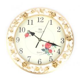 Cute And Sweet Stylish 3D Yellow Artistic Wall Clock For Girls