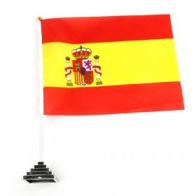 Spanish National Flag, Spain, Plastic Base