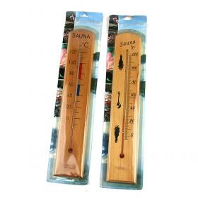 Hot Sale 2 Designs Wooden Household Thermometer Set