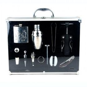 Polished Delux Wine Bottle Opener Wine Set In Aluminum Case