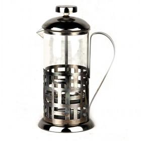 Retro Stylish 350ml Steel And Glass Coffee Makers/ Coffee Plunger/ French Press Maker