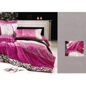 100% Cotton Rosered And Leopard Spots Printing Bedding 4-piece Bedding Sets