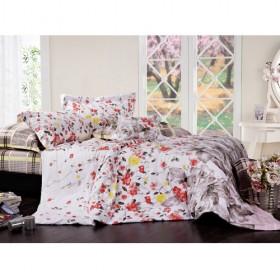 Pastoral Floral Printing Decorative 100% Cotton Bedding 4-piece Bedding Sets