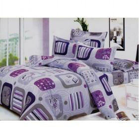 Cute Purple Scattering Squares Decorative Bedding 4-piece Bedding Sets