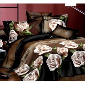 Light Purple Rose Bedding 4-piece, Beddings, Bedding Sets