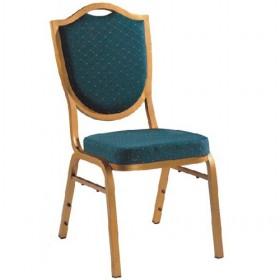 Good Quality Green Upholstered Flannel Hotel Chairs/ Banquet Chair