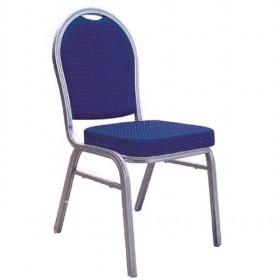 Good Quality Dark Blue Flannel Hotel Chairs/ Banquet Chair