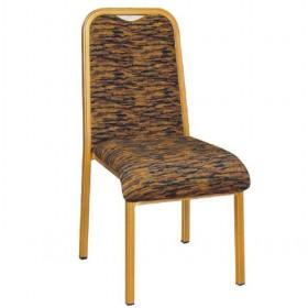 Unusual Designed Brown Patterns Prints Hotel Chairs/ Banquet Chair