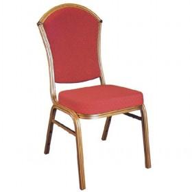 Simple Red Upholstered Flannel Hotel Chairs/ Banquet Chair