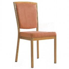 High Quality Pink Flannel Upholstered Restaurant Charis/ Banquet Chair