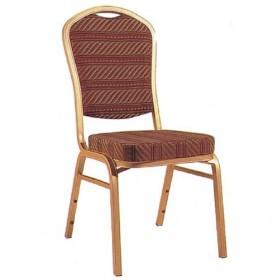 Good Quality Brown Stripes Prints Hotel Chairs/ Banquet Chair