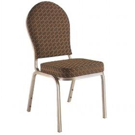 Brown And Beige Plaid Pattern Multi-purpose Hotel Chairs/ Banquet Chair