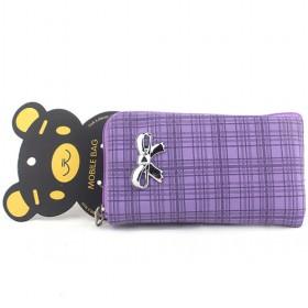 New Little Purple Tie Riding Hood Mobile Phone Case/mobile Phone Bag/Cute Coin Bag