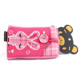 New Cute Pink Rabbit Designs Flex Mobile Phone Bag ; Case / Coin Purse / Fashion