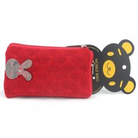 WaterProof Rabbit Cell Phone Mobile Soft Sleeve Case Pouch Bag,With Hand Strap