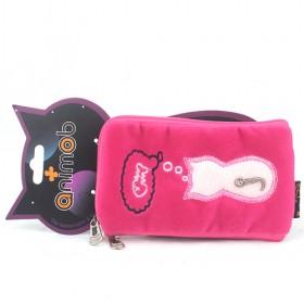 WaterProof White Cat Cell Phone Mobile Soft Sleeve Case Pouch Bag,With Hand Strap
