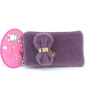 2013 Purple Fur Cellphone Bag, Cell Phone Case, Phone Pouch For HTC For Phone 4s For Samsung