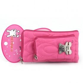 2013 Pu Double Bear Cellphone Bag, Cell Phone Case, Phone Pouch For HTC For Phone 4s For Samsung
