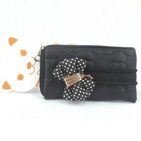 Hot Sale Cell Phone Black Bag Suited For Apple Phone Samsung Nokia Blackberry Multi-function