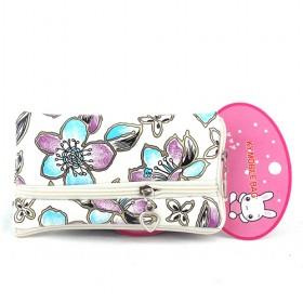 Velvet Cloth Flower Case Wallet Bag For Mobile Cell Phone, For Phone/iPod/Mp3/Mp4