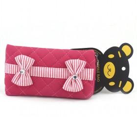 Velvet Cloth Double Tie Case Wallet Bag For Mobile Cell Phone, For Phone/iPod/Mp3/Mp4