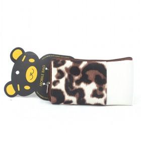 Mixed Leopard Design Mobile Phone Bag,pouch For MP4,MP5,cell Phone Case,3.5inch Velvet Bag,cheap Price