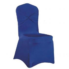 Hot Sale Graceful Dark Blue Velvet Banquet CHair Covers