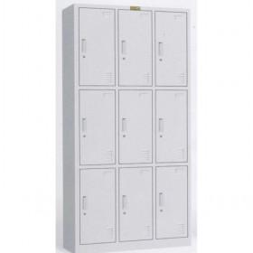 Nice White 9 Cases Cold-rolled Metal Fireproof File Cabinet